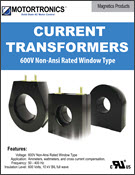 CT 600V Non-ANSI Rated Current Transformers